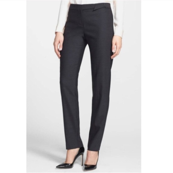 Theory Pants - Theory Nov Wool Ankle Trousers Dress Pants